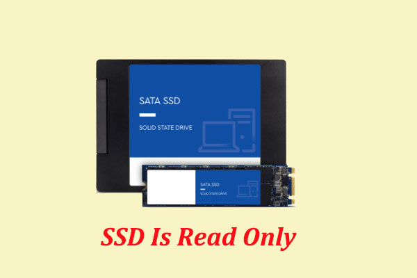 [Solved] SSD Is Read Only in Windows 10/8/7