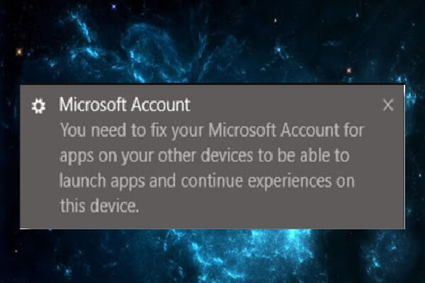 How Do I Fix “You Need To Fix Your Microsoft Account” Error