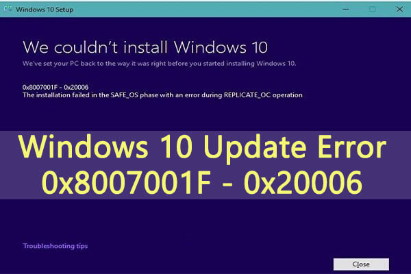 Windows 10 Update Error 0x8007001F – 0x20006: 5 Ways to Fix It