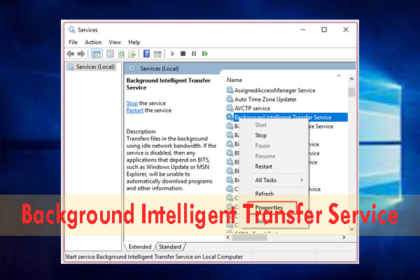 Fix: Background Intelligent Transfer Service Issue on Windows 10