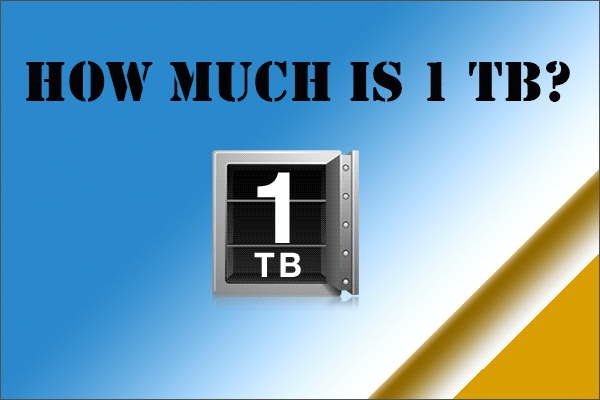 How Much Is 1TB? You Can Find Answers Here