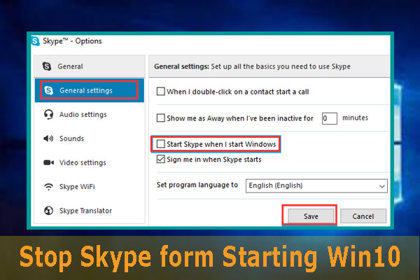 How to Stop Skype from Starting Automatically Windows 10