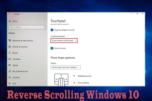 How to Reverse Mouse and Touchpad Scrolling on Windows 10