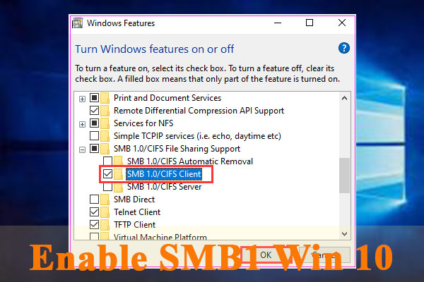 How to Enable SMB1 on Windows 10? [Complete Guides]