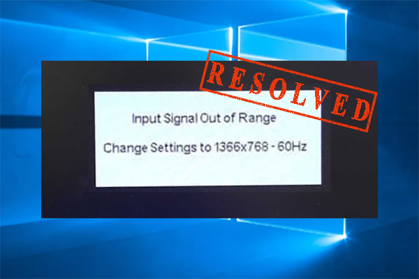 Input Signal Out of Range Error? – Here Are Solutions