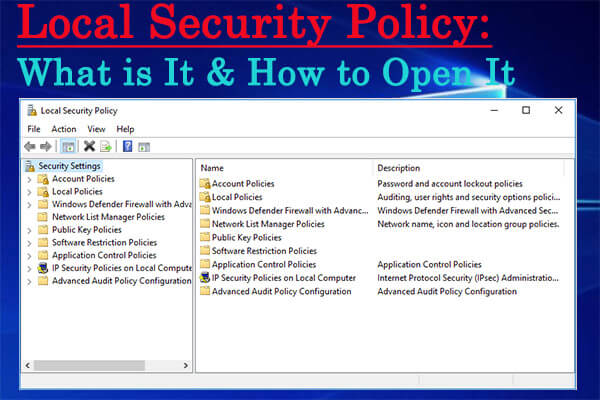 Local Security Policy Windows 10: What is It & How to Open It