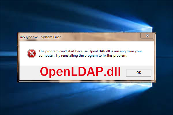 How to Fix OpenLDAP.dll Related Errors in Windows 10