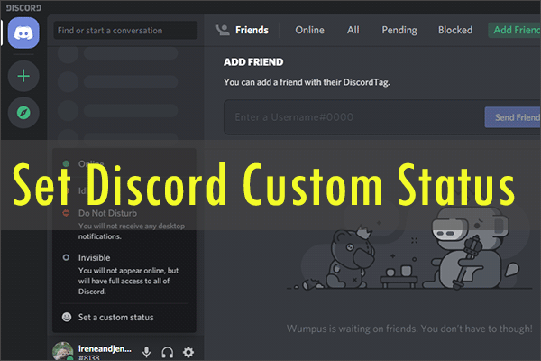 A Full Guide on How to Set a Custom Status on Discord
