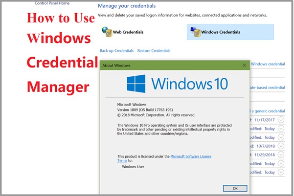 What Is Windows Credential Manager and How to Use It