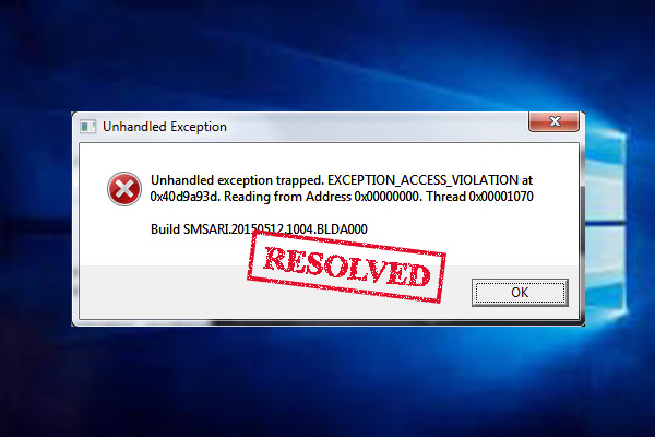 How to Fix Exception Access Violation Error on Windows 10