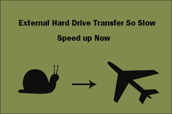 External Hard Drive Transfer So Slow & Speed up Now