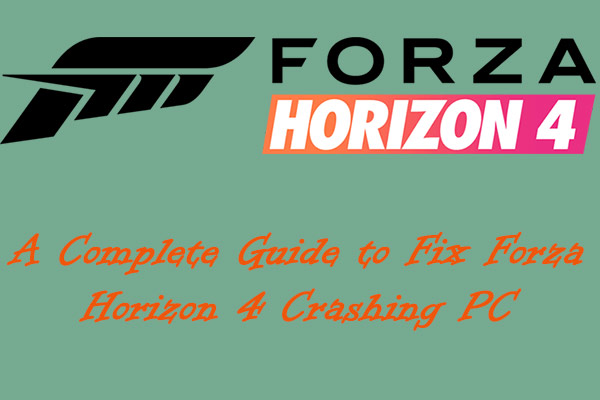 A Complete Guide to Fix Forza Horizon 4 Crashing PC