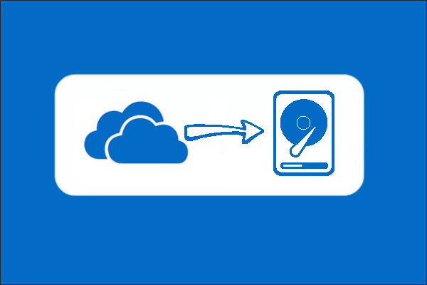 Use Copy and Paste to Move Files from OneDrive to Hard Drive