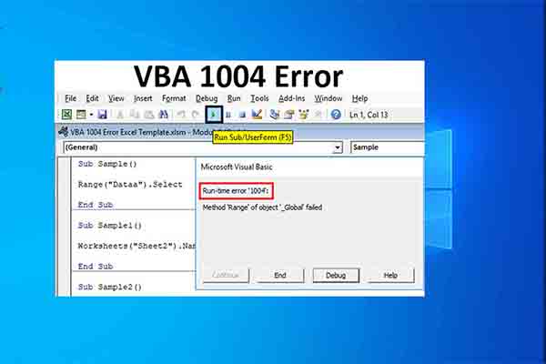 Runtime Error 1004: What Causes the Error & How to Fix It