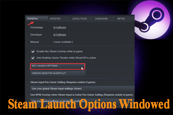 How to Set up Steam Launch Options Windowed Mode [Full Guide]