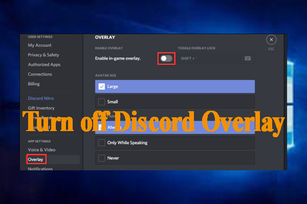 How to Disable Discord Overlay in Windows 10 [Complete Guide]