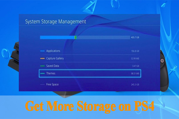 How to Get More Storage on PS4? Here Are Top 5 Solutions