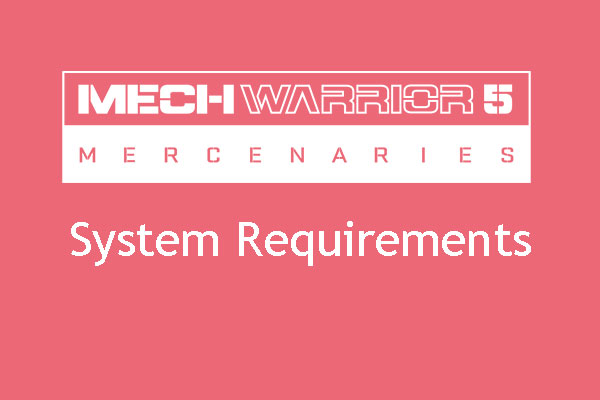 MechWarrior 5 System Requirements: Can You Run It?