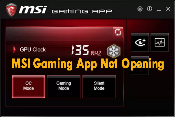 MSI Gaming App Not Opening? Try the Top 4 Fixes Now!