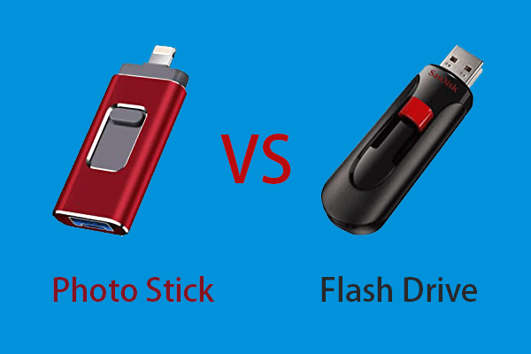 What’s the Difference Between a Photo Stick & a Flash Drive?