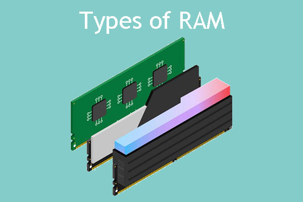 Types of RAM: SRAM, DRAM, SDRAM, DDR, RDRAM