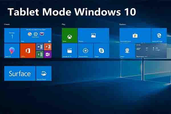 Windows 10 Tablet Mode: What Is It and How to Turn on & off It