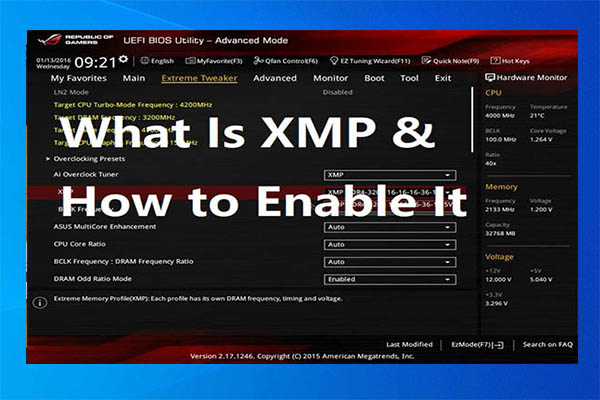 What Is XMP Profile and How to Enable It to Speed up RAM