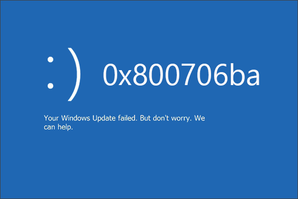 How to Troubleshoot Windows Update Error 0x800706ba?