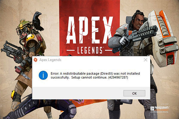 How to Fix Apex Legends DirectX Error 4294967287