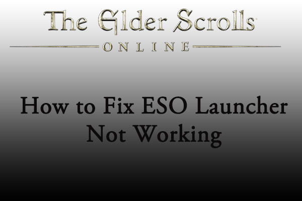 How to Fix ESO Launcher Not Working – 5 Solutions
