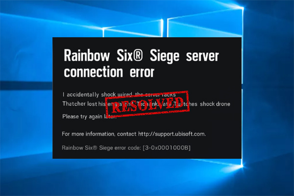 How to Fix Rainbow Six Siege Connection Error? [Latest Update]