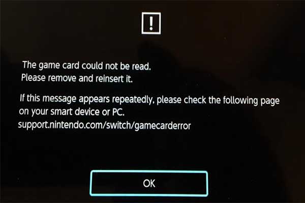 How to Fix Nintendo Switch Game Card Error without Data Loss