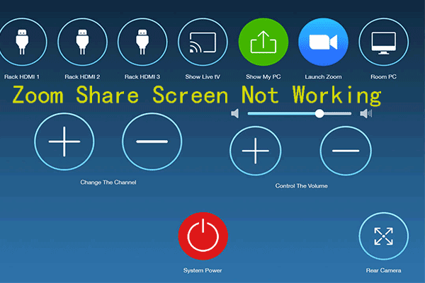 Zoom Share Screen Not Working [5 Solutions]