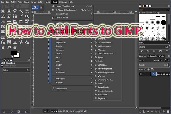 How to Add Fonts to GIMP? – Do that with This Detailed Guide