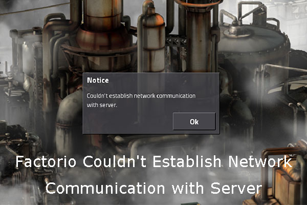 3 Ways to Fix Factorio Couldn’t Establish Network Communication