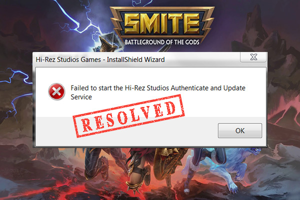 Failed to Install Hi-Rez Authenticate and Update Service? [Fixed]