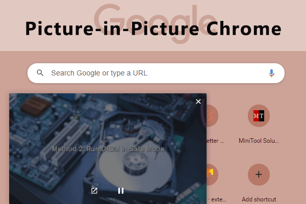 How to Use Picture-in-Picture Chrome? Here Is a Full Guide