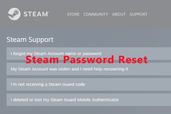 How to Perform Steam Password Reset? You Can Try This Way