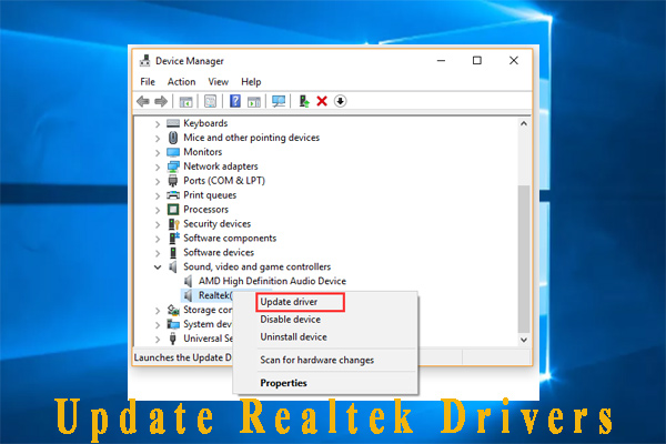 How to Update Realtek Drivers Windows 10 [Complete Guide]