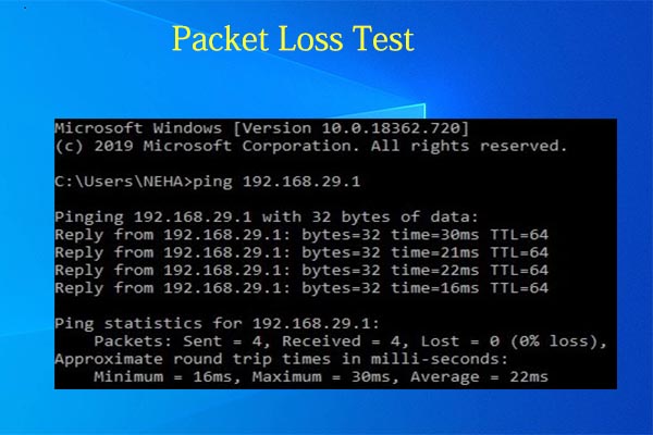 Perform a Packet Loss Test with Professional Packet Loss Testers