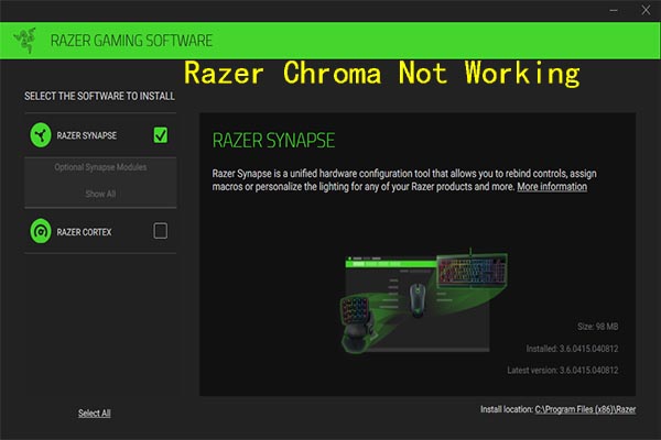 Top 5 Fixes for the Razer Chroma Not Working Error