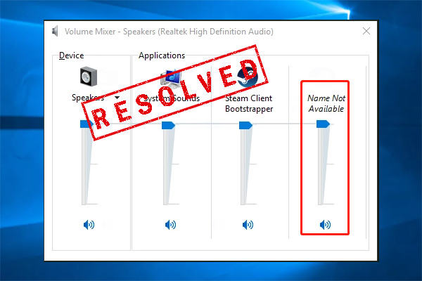 3 Ways to Fix Volume Mixer Name Not Available in Windows 10