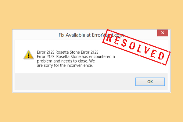 How to Fix Rosetta Stone Error 2123 [4 Simple Ways]