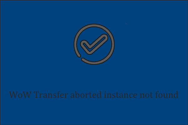 How to Solve “Transfer Aborted: Instance Not Found”?