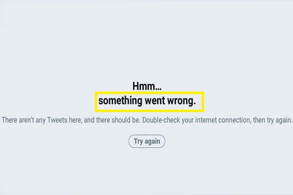 Twitter Something Went Wrong Try Again [5 Fixes]