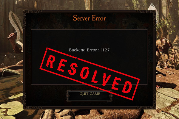 Resolved: Vermintide 2 Backend Error 1127