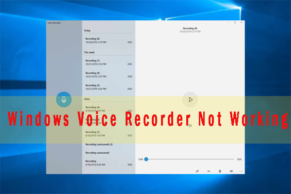 Top 10 Methods to Fix Windows Voice Recorder Not Working