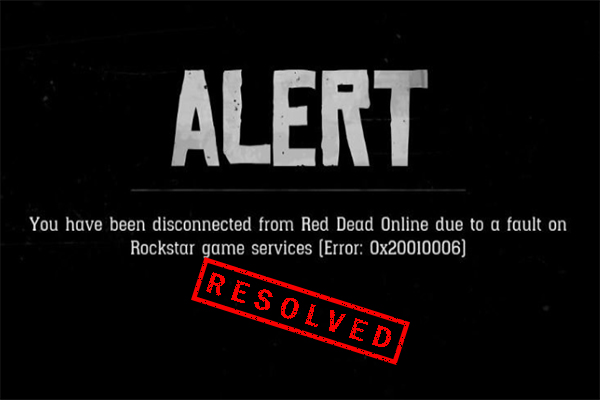 6 Ways to Fix Red Dead Online error 0x20010006