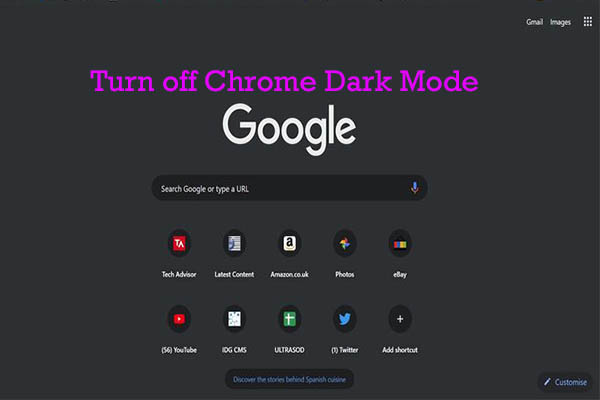 Turn off Dark Mode Chrome on Windows/Mac/Android/iPhone