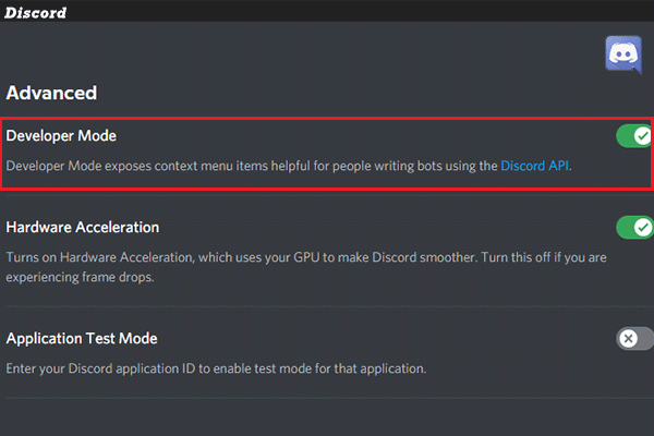 How to Turn on or off Discord Developer Mode on Windows 10/11